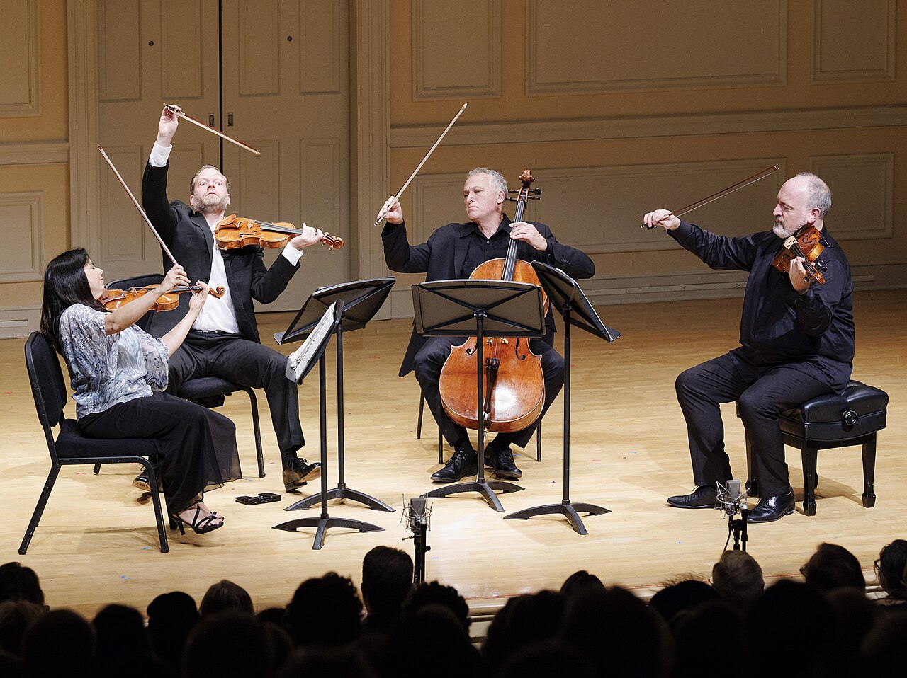 Pacifica Quartet performs at the Library of Congress Stradivari Anniversary concert on December 18, 2024 (cropped).jpg