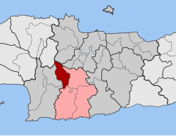 Location within the regional unit