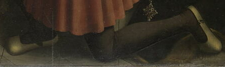 Duckbill shoes came into fashion as poulaines went out of fashion.