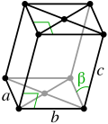 Monoclinic, centered