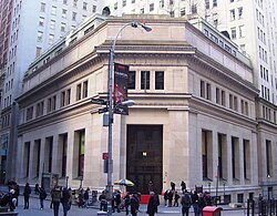 The former House of Morgan building at 23 Wall Street