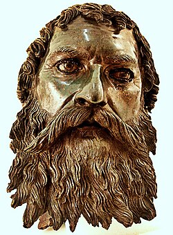 Bust head of Thracian king