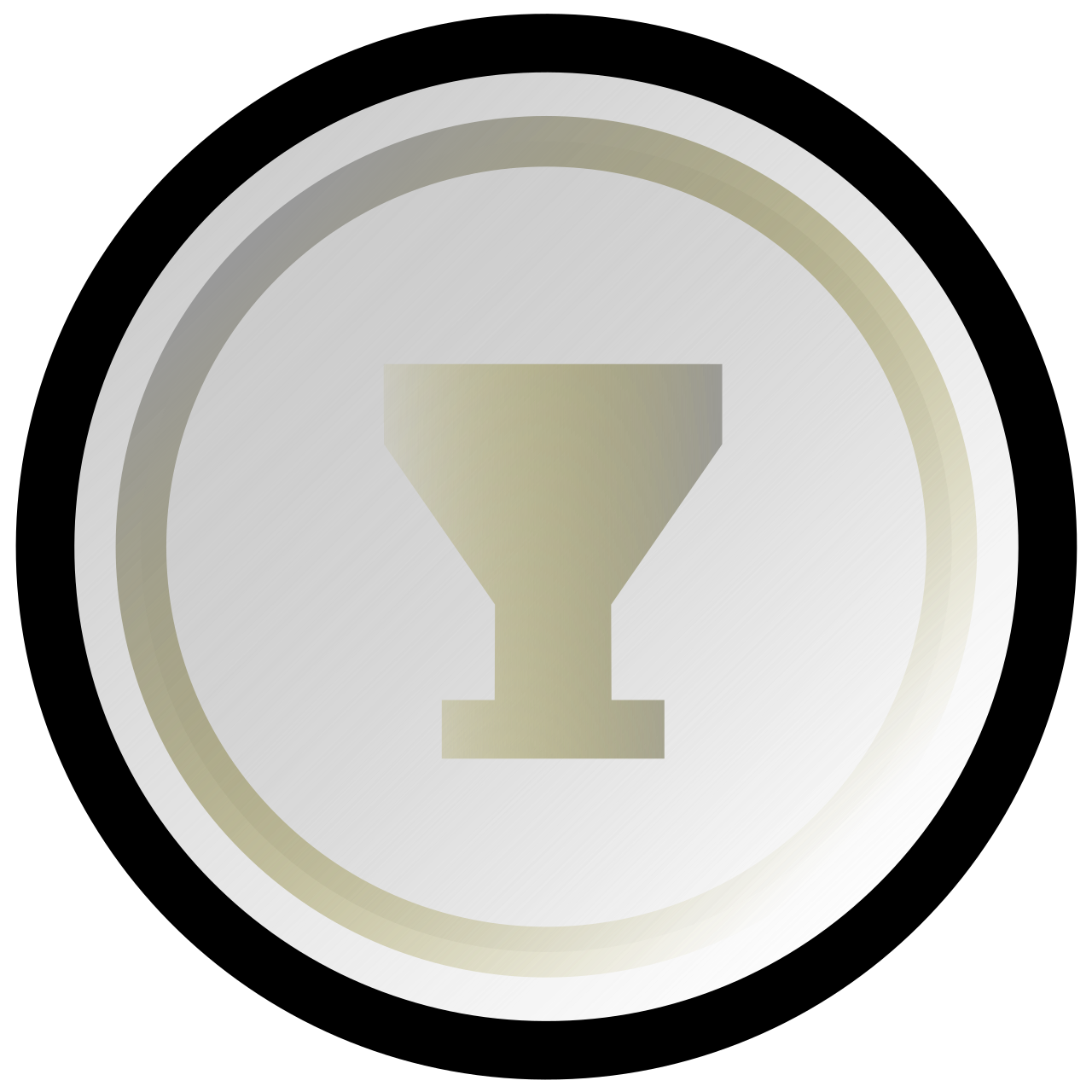 Silver medal with cup.svg