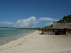 White sand beach in Cayo Coco