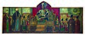 Naser al-Din Shah Qajar on the Sun Throne, by Abu'l-Hasan Sani al-Mulk, 1856/57