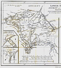 Ancient Nile delta.