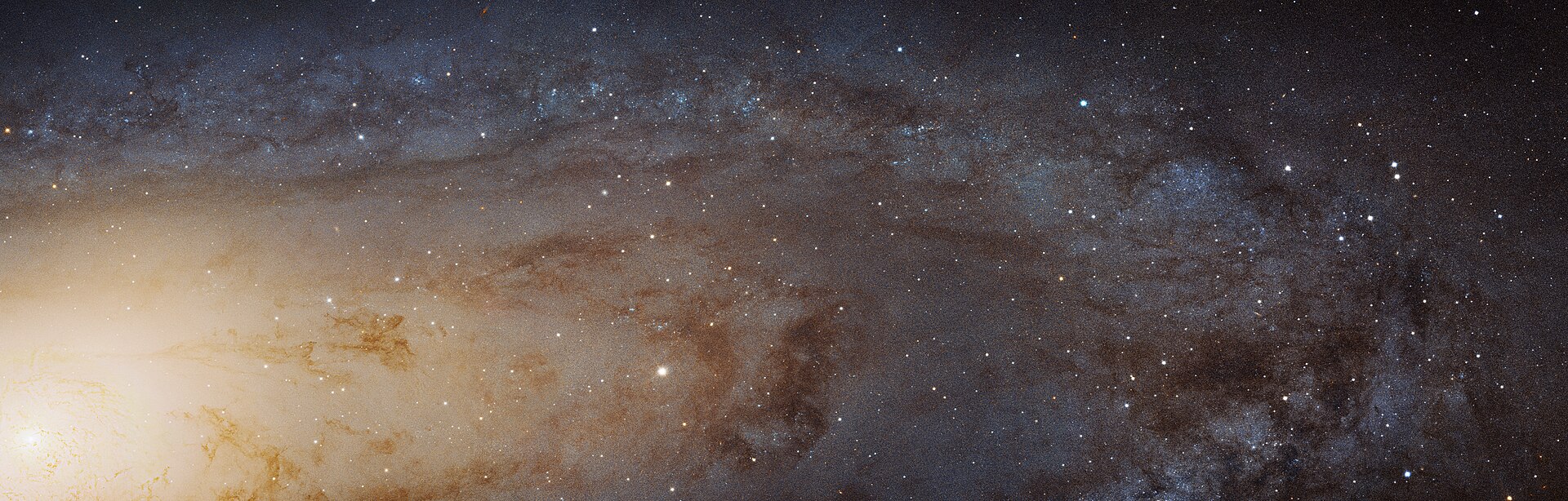 Zooming In on the Andromeda Galaxy – A mosaic of the Andromeda Galaxy and the largest image ever released by the Hubble Space Telescope