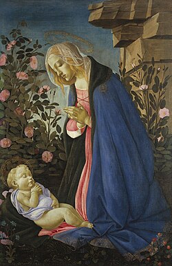 The Virgin Adoring the Sleeping Christ Child, 1490, Scottish National Gallery, Edinburgh