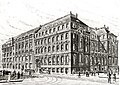 Former head office of Berliner Bank in Berlin, as remodeled in 1923 with addition of upper floors: 43