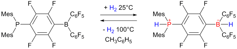 Phosphino borane hydrogenstorage