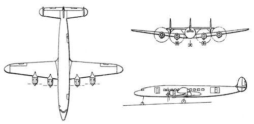 Lockheed C-121C (L-1049) Super Constellation.