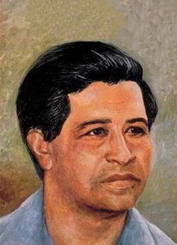 Illustration of labor leader César Chávez by Acosta, was on the cover of Time, published July 4, 1969.