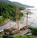 Replica of the Japanese-built 1613 galleon San Juan Bautista, in Ishinomaki