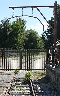 Equipment outline gauge at Moccone