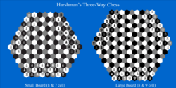 Three-Way Chess starting positions (Harshman)