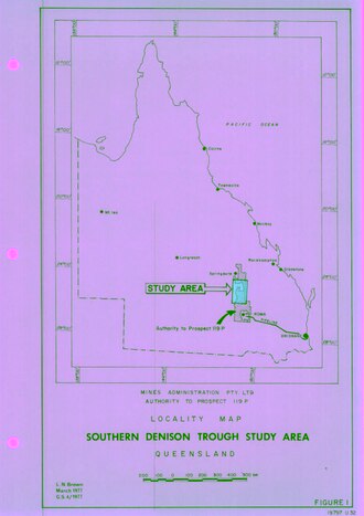 Map of Queensland