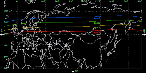 Kp map of Eurasia