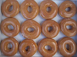 Krispy Kreme glazed doughnuts