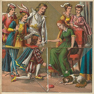Dean & Son's Cinderella "surprise book" with moving images,  1875