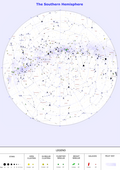 A Southern Hemisphere starchart.