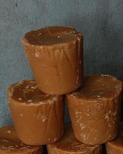Organic Chemical-free Kolhapur Jaggery Dhep (Block) - 1 Kg each