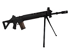 SG 550 with its bipod extended