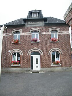The town hall in Longavesnes