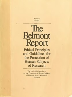 The Belmont Report.