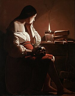 Georges de La Tour, Magdalene with the Smoking Flame, 1640