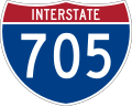 Interstate 705 marker