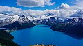 Garibaldi Lake with Guard Mountain (left of center)