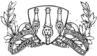 Royal Arsenal's first crest, adopted in 1888, two years after the formation of the club