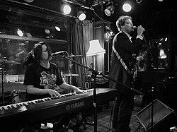 Julia Indelicate (left) and Simon Indelicate (right)