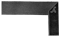 A try square with a miterd stock