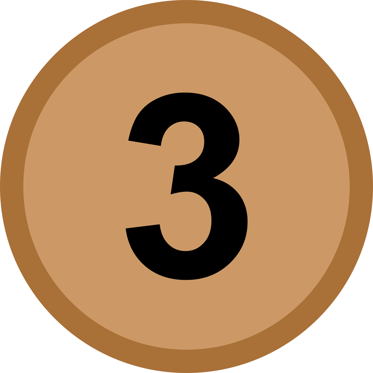 Bronze medal icon.svg