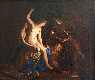 Aristotle and Campaspe,[P] Alessandro Turchi (attrib.) Oil on canvas, 1713