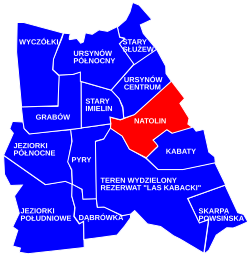 Natolin within the Ursynów district
