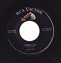 Label of an RCA Victor 45 rpm record from 1954 to 1964