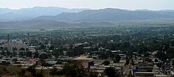 View from the central hill toward Khost Mosque