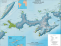 Topographic map of Livingston Island and Smith Island