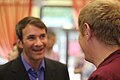 Keith Ferrazzi with Leonid Bugaev at networking event Networking Day 2012