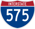 Interstate 575 marker