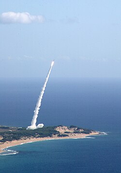 Target ballistic missile launch from Barking Sands, to test SM-3 missile interception