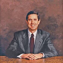 Painted portrait of Mark Pigott