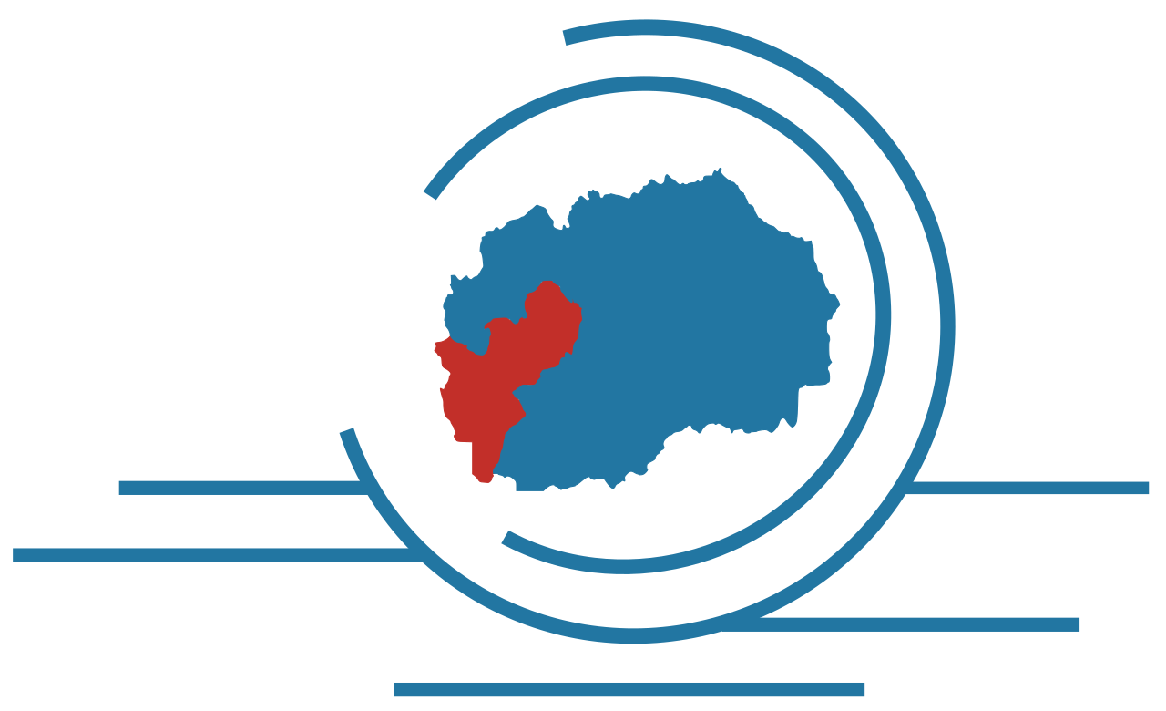 Logo of Southwestern Region, North Macedonia.svg