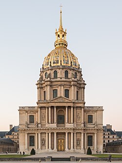 Dôme des Invalides, Paris, by Jules Hardouin-Mansart, 1677–1706[59]