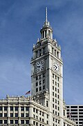The Wrigley Building's Giralda-inspired tower