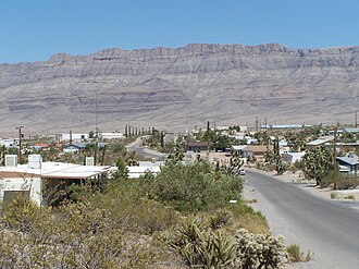 Meadview looking east to Grand Wash Cliffs