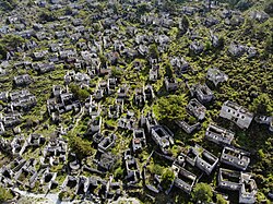 Abandoned houses at Kayaköy