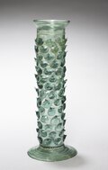Stangenglas Tall Beaker with Prunts, Germany late 15th century